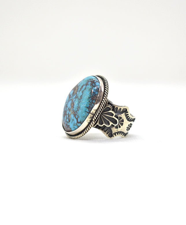 SUNSHINE REEVES / BISBEE TURQUOISE RING 14.58CT