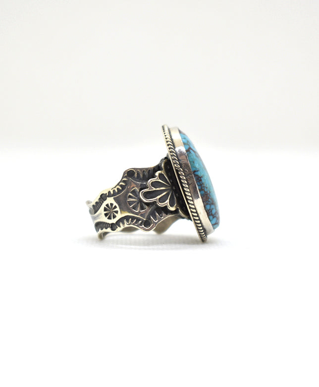 SUNSHINE REEVES / BISBEE TURQUOISE RING 14.58CT