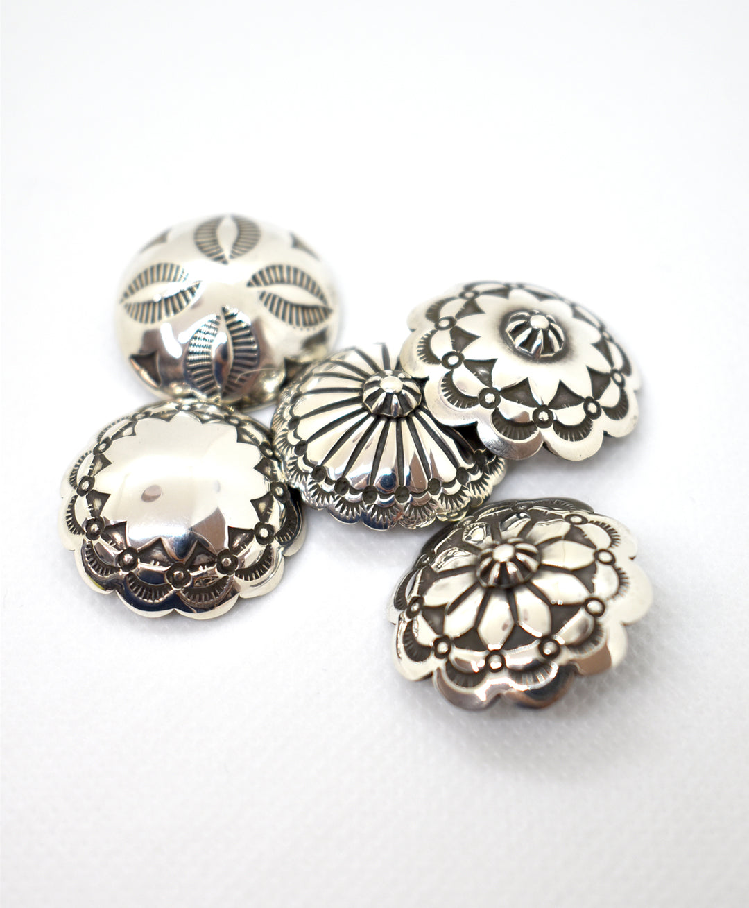 Gary Reeves 特大コンチョ シルバーコンチョキーリング（Gary Reeves