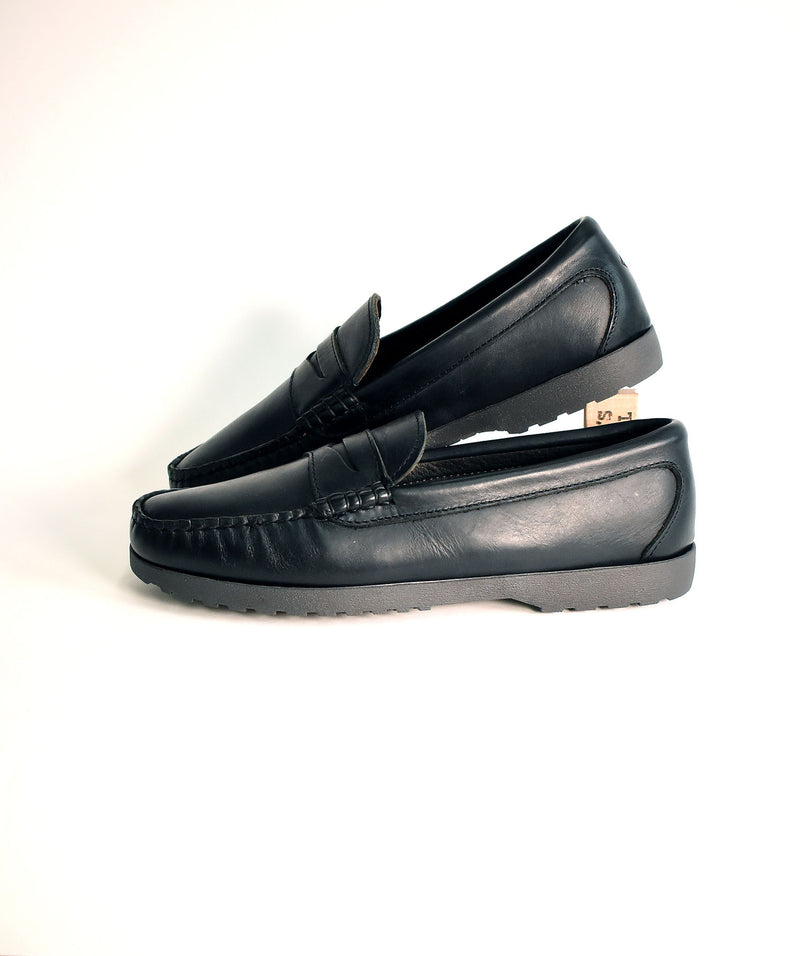 QUODDY TRAIL MOCCASIN / SPORTS PENNY LOAFER / BLACK CXL
